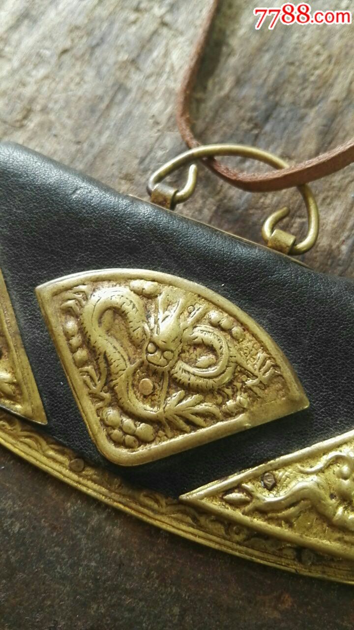 西藏钱包火镰火绒包包老包完整