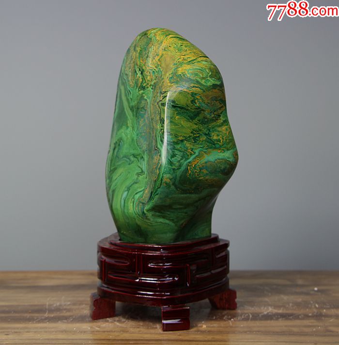 矿物晶体奇石宝玉石玛瑙玉髓绿碧玉精品天然澳洲绿玉髓原石摆件07