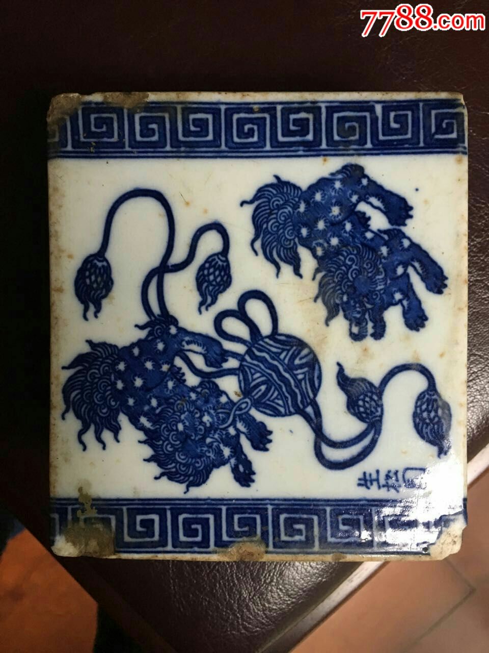 镂空青花镇纸-价格:200元-se53632842-青花瓷-零售-7788收藏__收藏