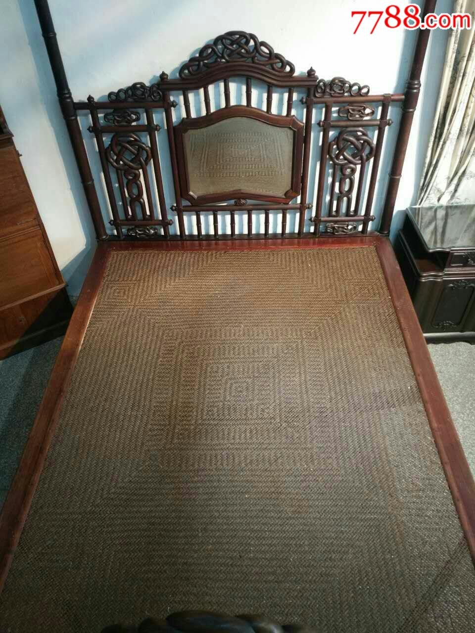 民国时期红木架子床