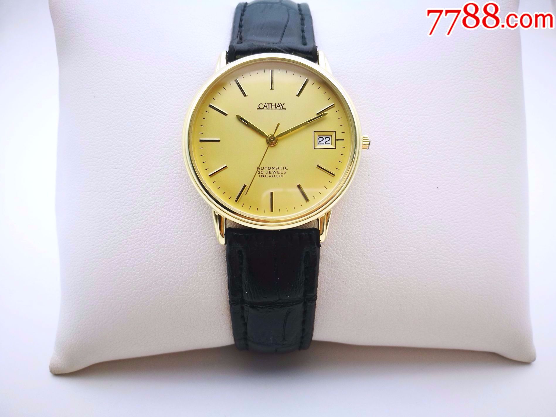 【14k实金】瑞士cathay★天文台腕表★瑞士官方认证【瑞士原装28⑨2