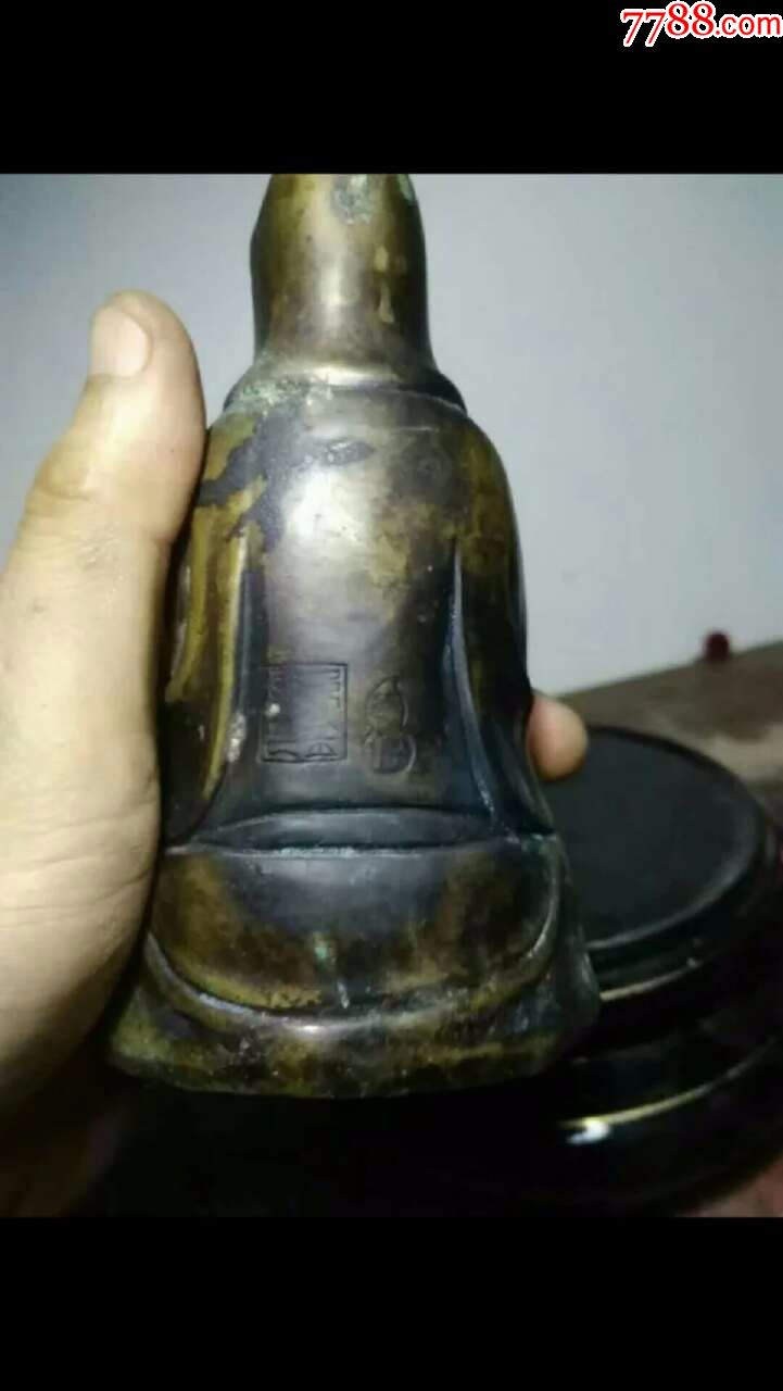 元代铜像坐观音-价格:980000元-se53818885-铜像/铜佛像-零售-7788