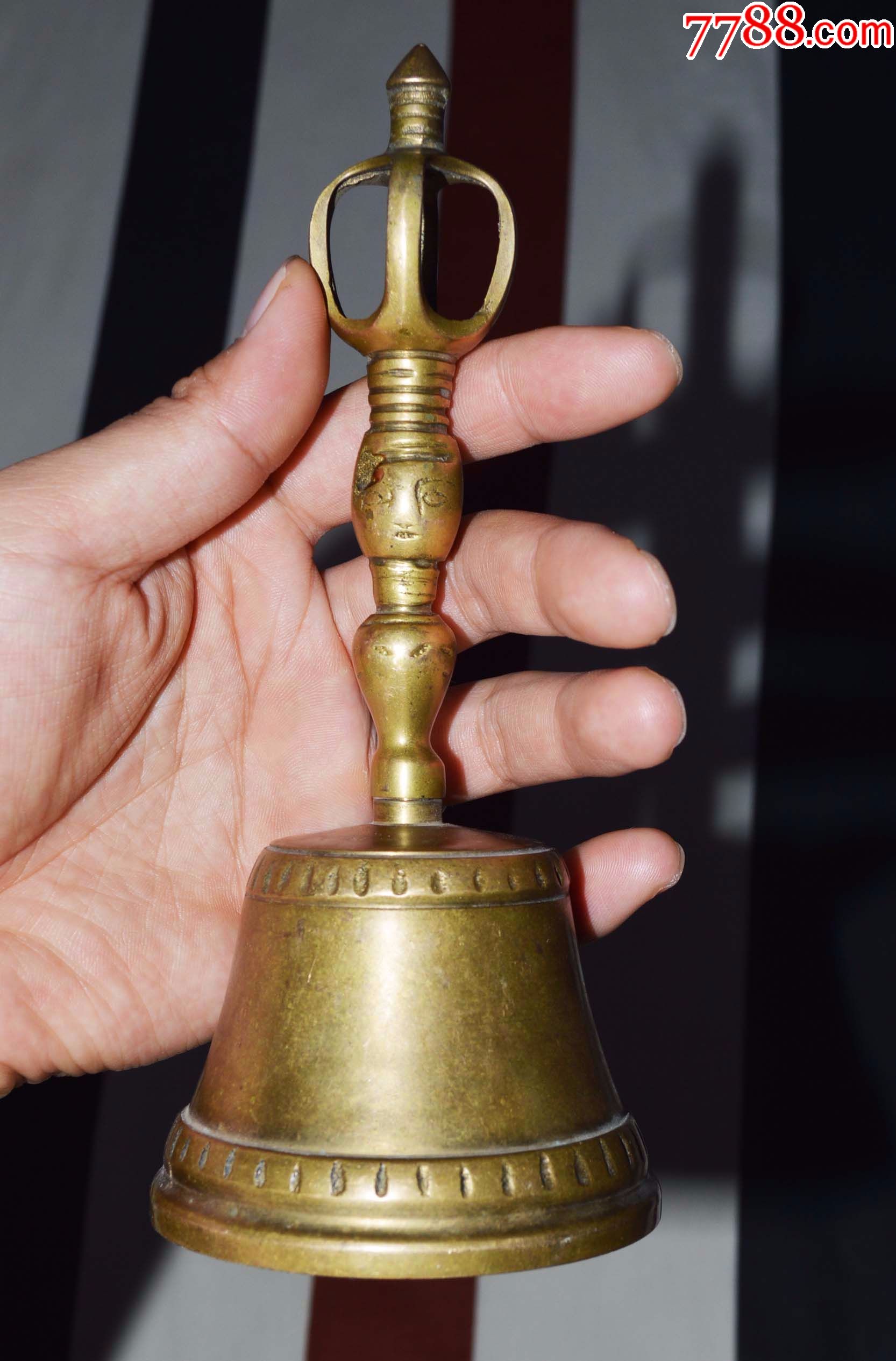 清代手摇铜铃一只