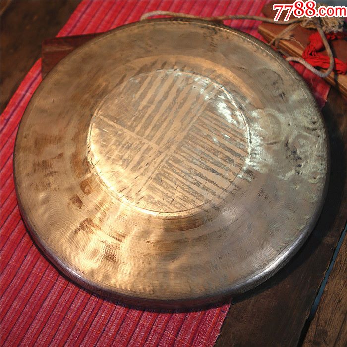 铴锣铜锣民族乐器打击乐器铜器影视道具