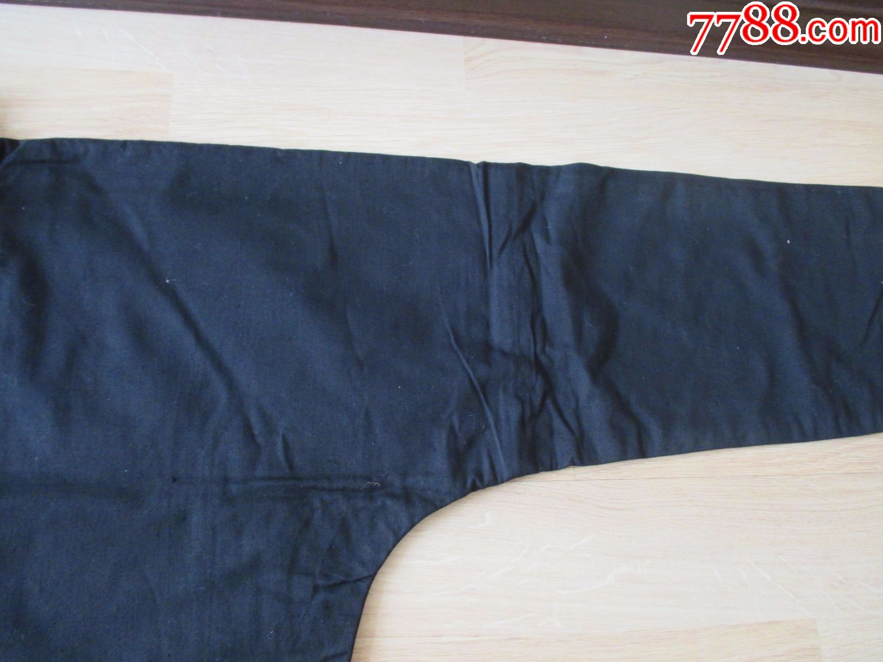 民国带里子的超大对襟青布袄