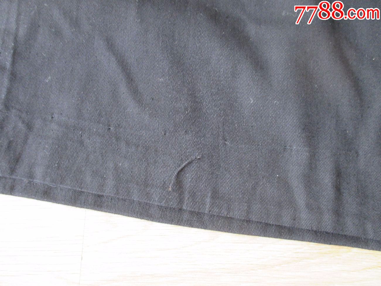 民国带里子的超大对襟青布袄