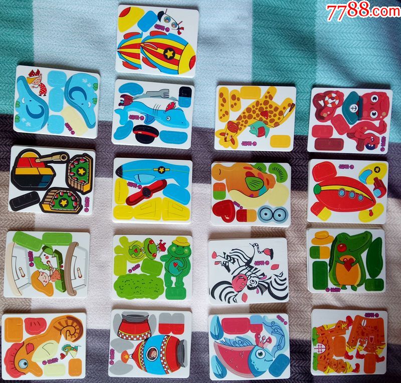 2017年比巴卜拼图卡