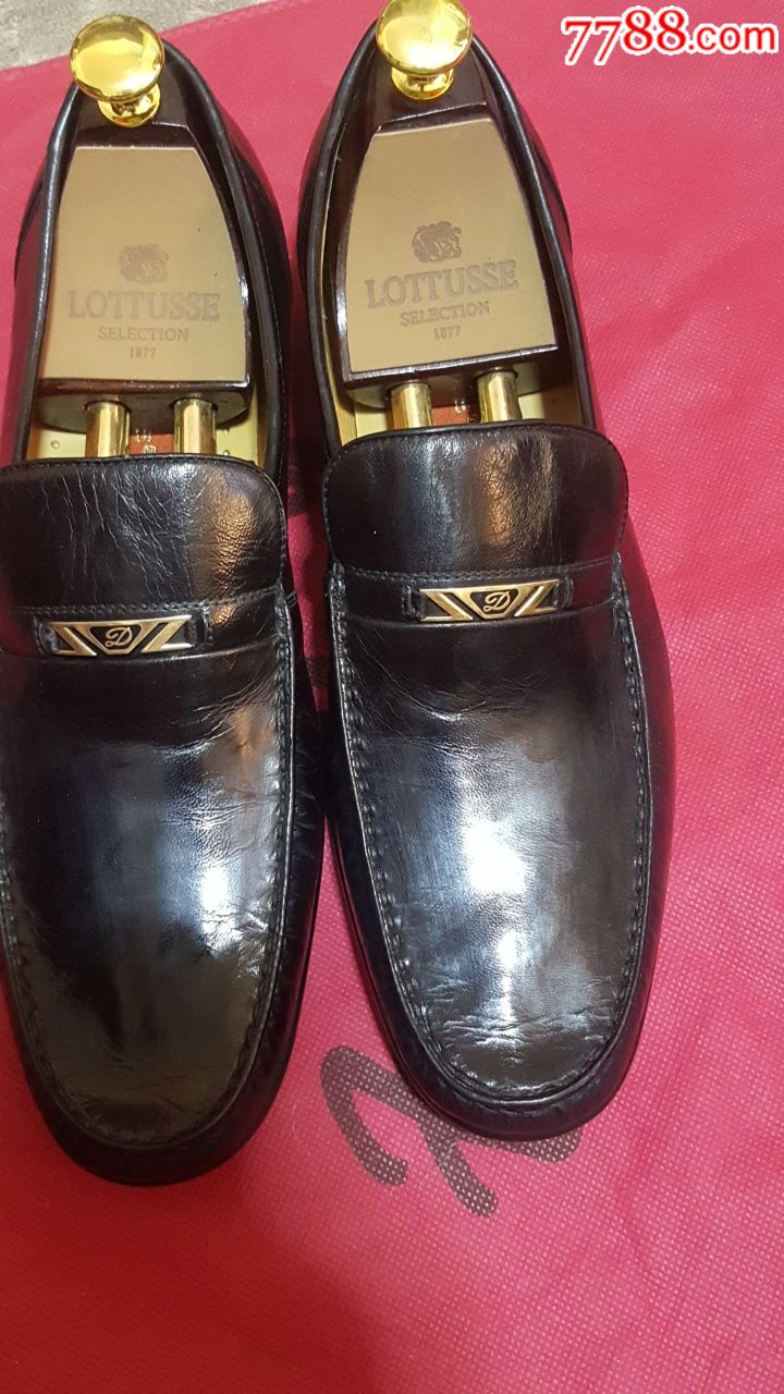 全新法国名鞋都彭羊皮鞋43码