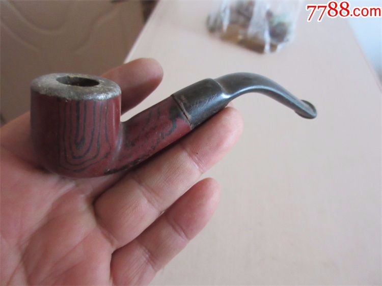 过去老人吸烟烟枪烟袋锅电泥烟斗烟文化可做影视道具民风民俗包老-价格:78元-se53979970-烟杆/烟枪/烟锅-零售-7788收藏__收藏热线