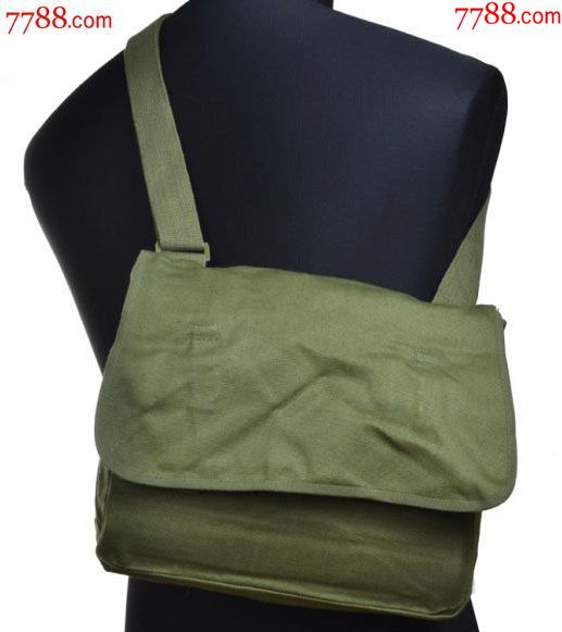 军迷正品65式军挎包70年代生产帆布老挎包单肩包书包雷锋包解放包