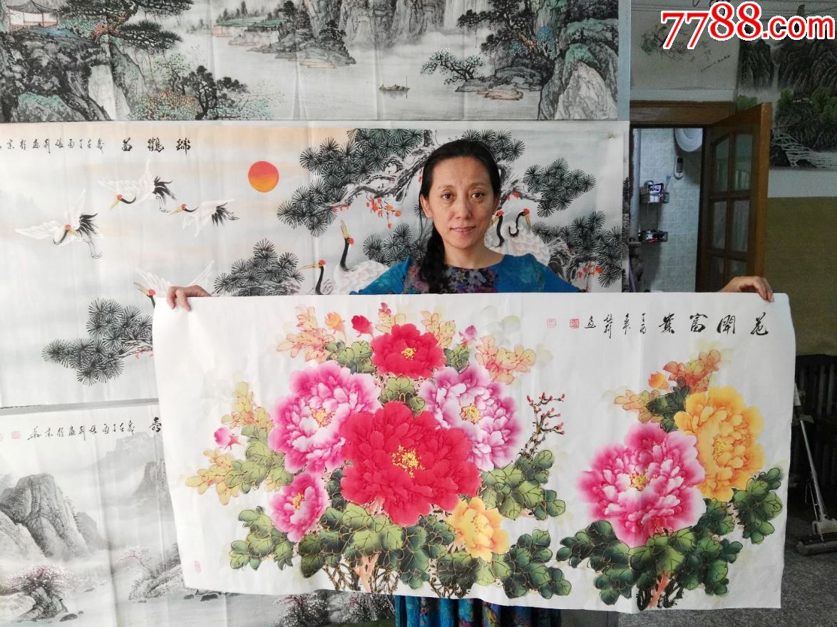 北京女画家张利图片