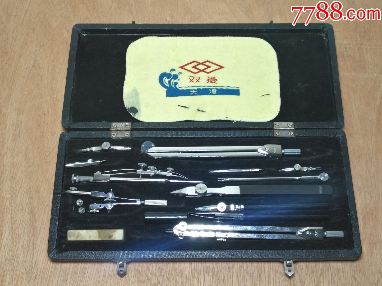 双菱牌天津绘图仪器厂1701圆规老圆规古董圆规