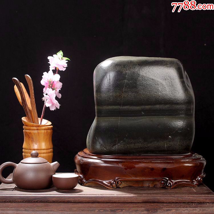 yws1556纹韵天然奇石观赏石乌江石原石园林造景石宜居品阁