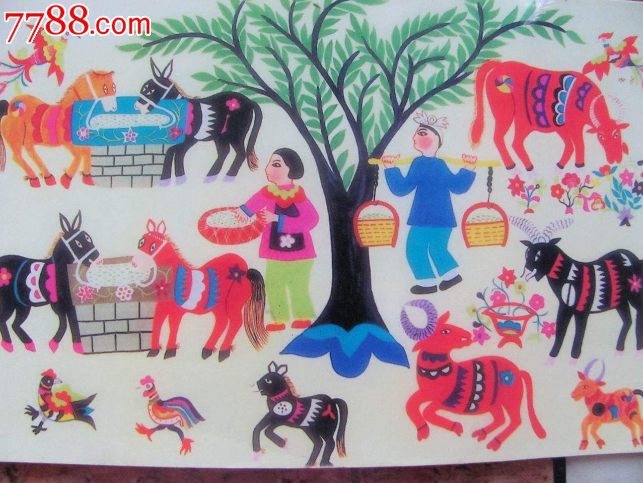 【六畜兴旺_明信片/邮资片_图片欣赏_收藏价值_7788明信片收藏