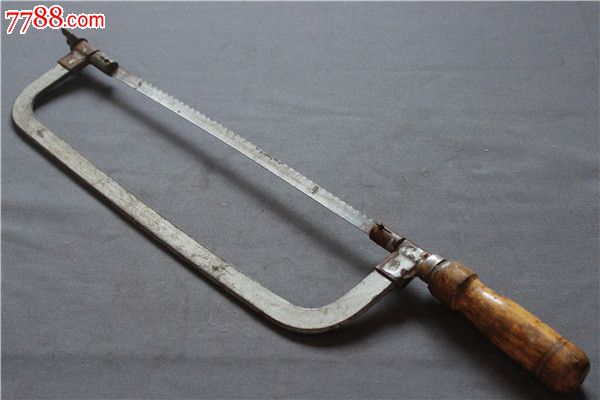 中惠轩老工具木柄铁锯