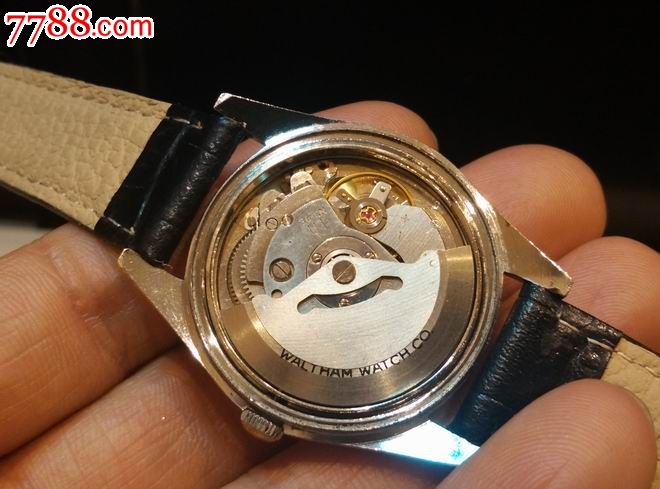 少见新品漂亮的的老华生单历男表一块!