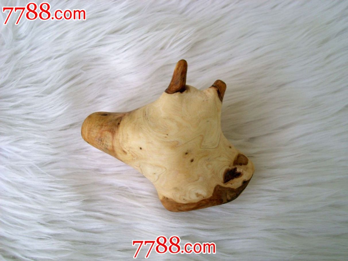 根雕木雕根艺摆件手把件-太行山天然阴阳老料崖柏象形手把件