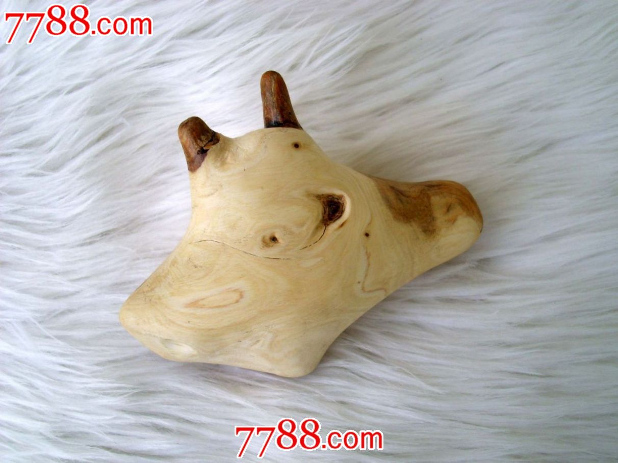 根雕木雕根艺摆件手把件-太行山天然阴阳老料崖柏象形手把件