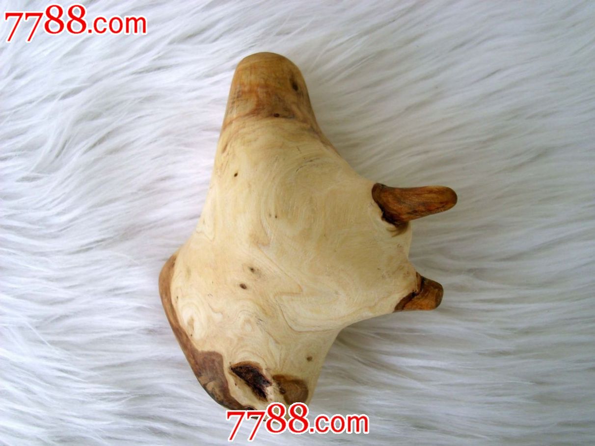 根雕木雕根艺摆件手把件-太行山天然阴阳老料崖柏象形手把件
