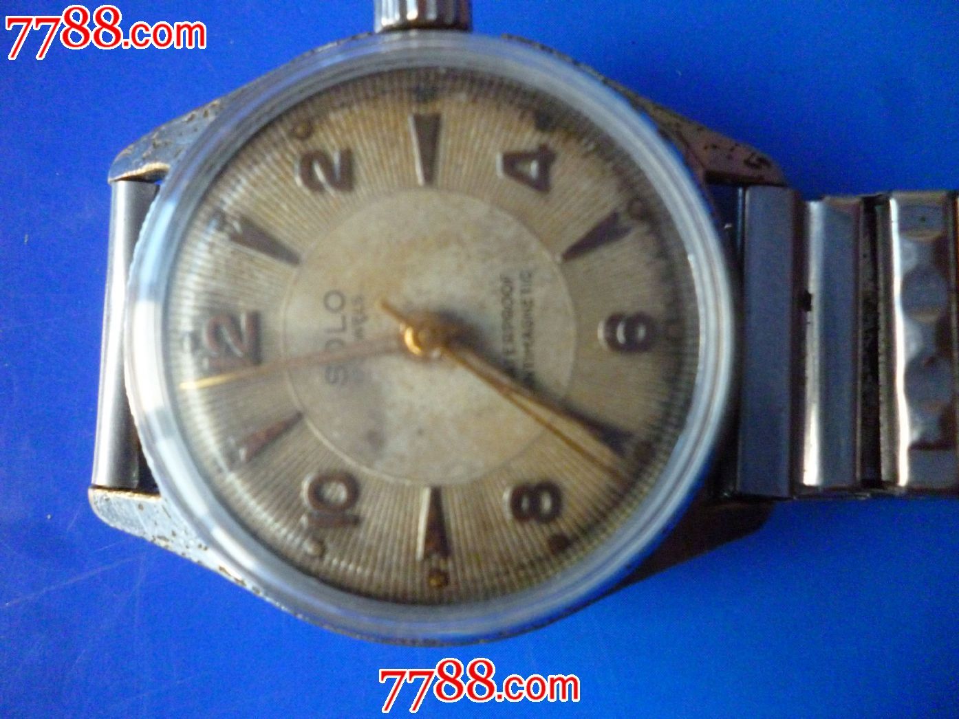 真正的老古董(年代法国名表【solo】-【沙乐】男士腕表一块!