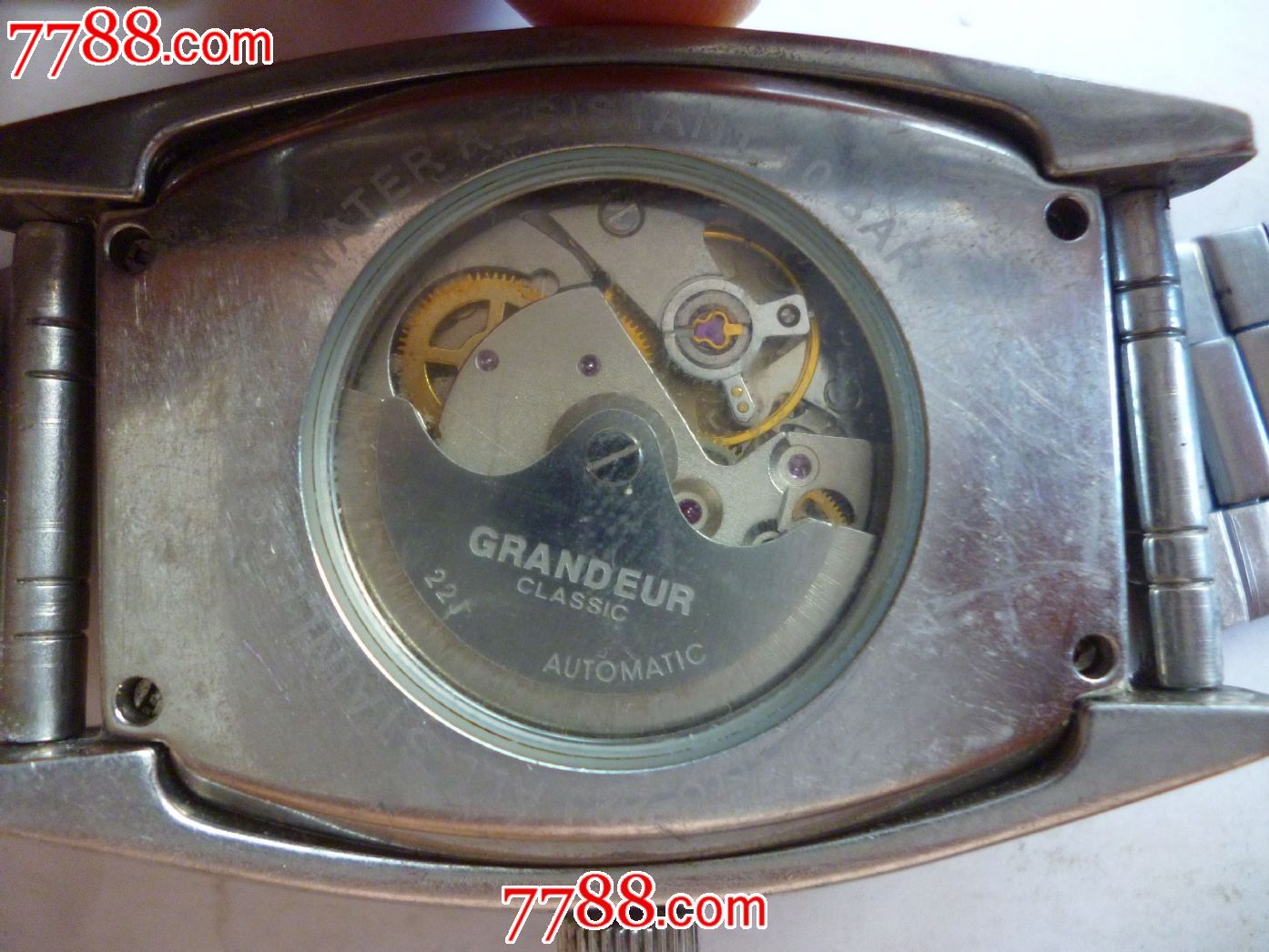 全自动多针动力储备22钻日历【grndeur】【尊德】男士计时码表一块