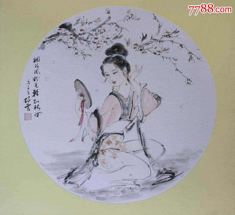 唯美派画家刘静云经典美女图