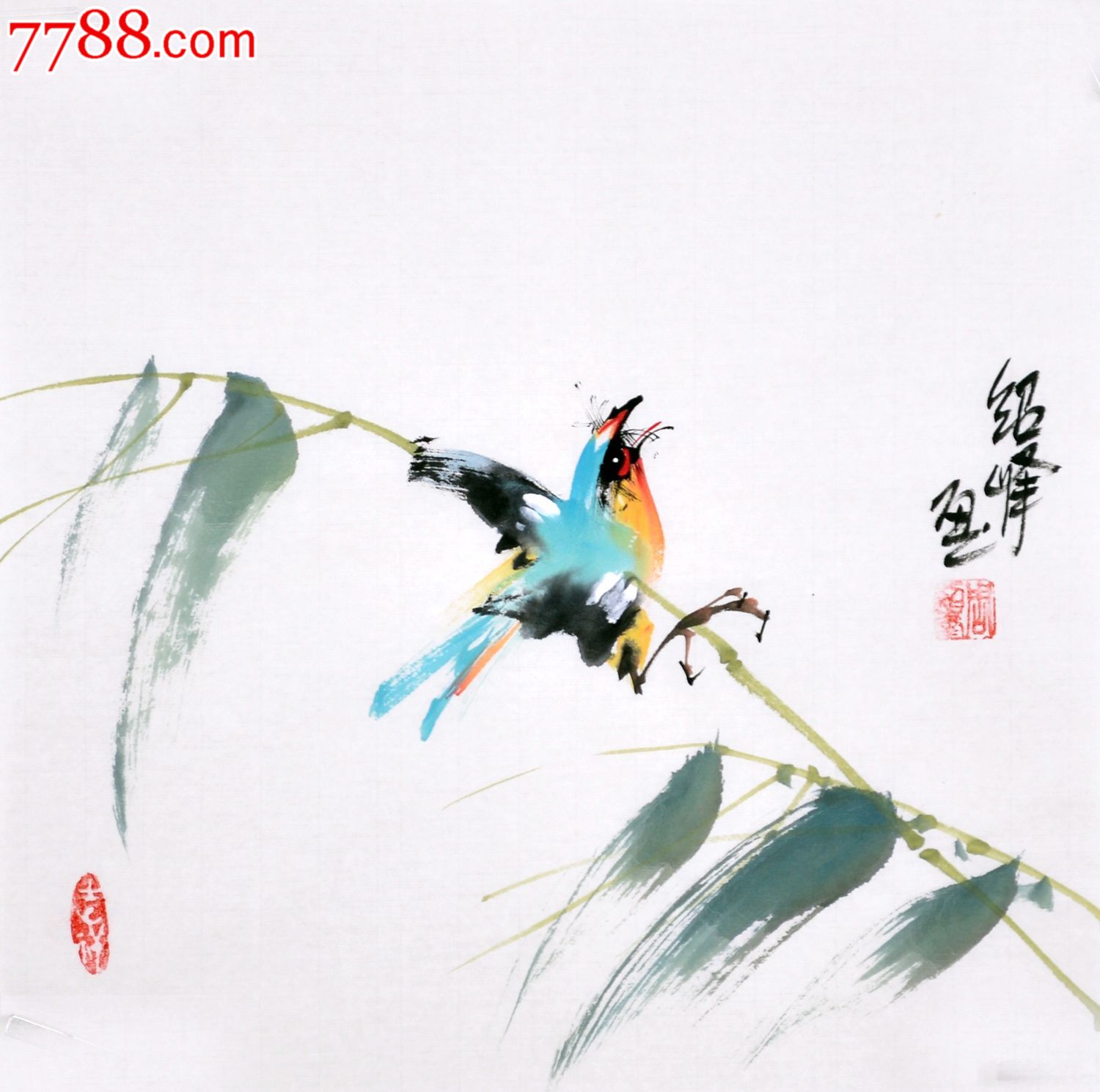 小品写意花鸟画作品hn3800-se33511414-花鸟国画原作-零售-7788收藏