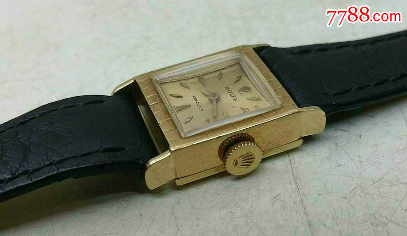 万泉收藏-正品二手18k方形劳力士女装手表030