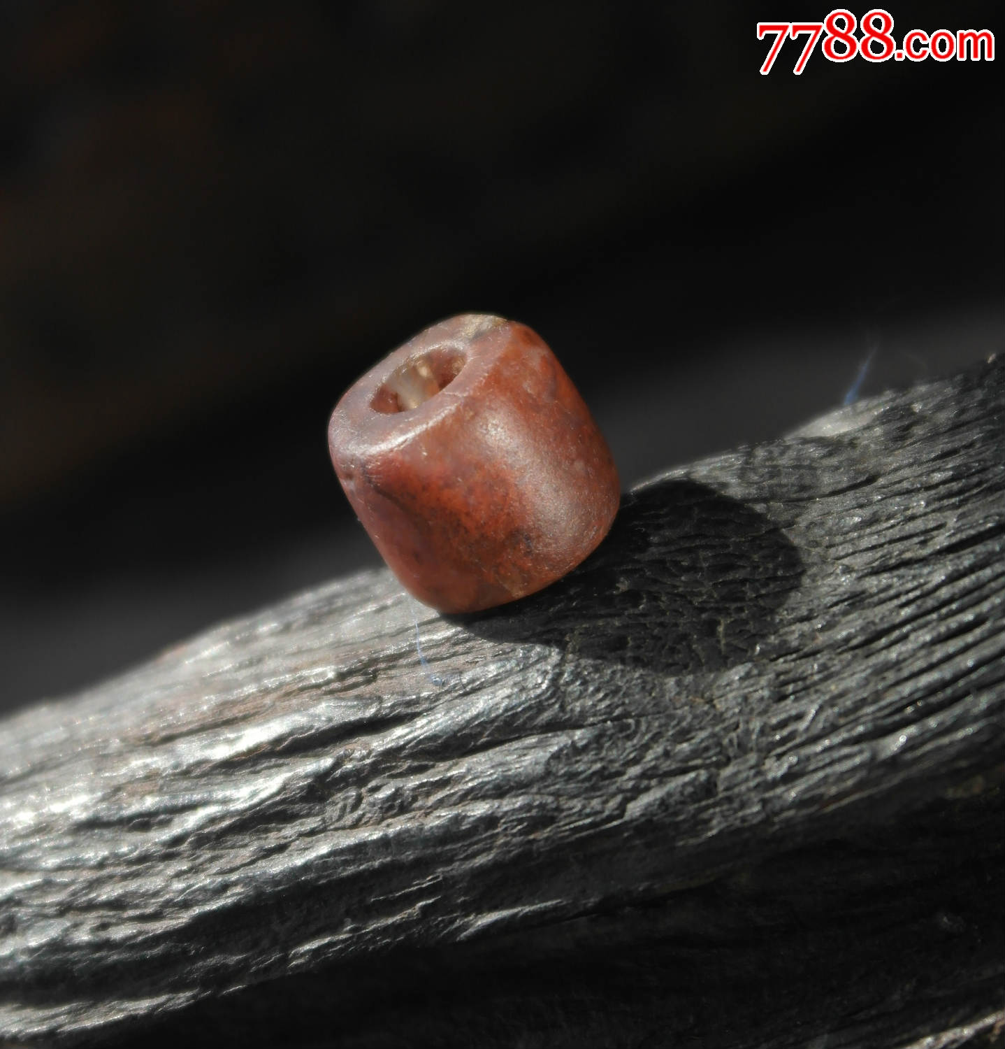 真品商周夏家店高古桶形玛瑙珠【大号】