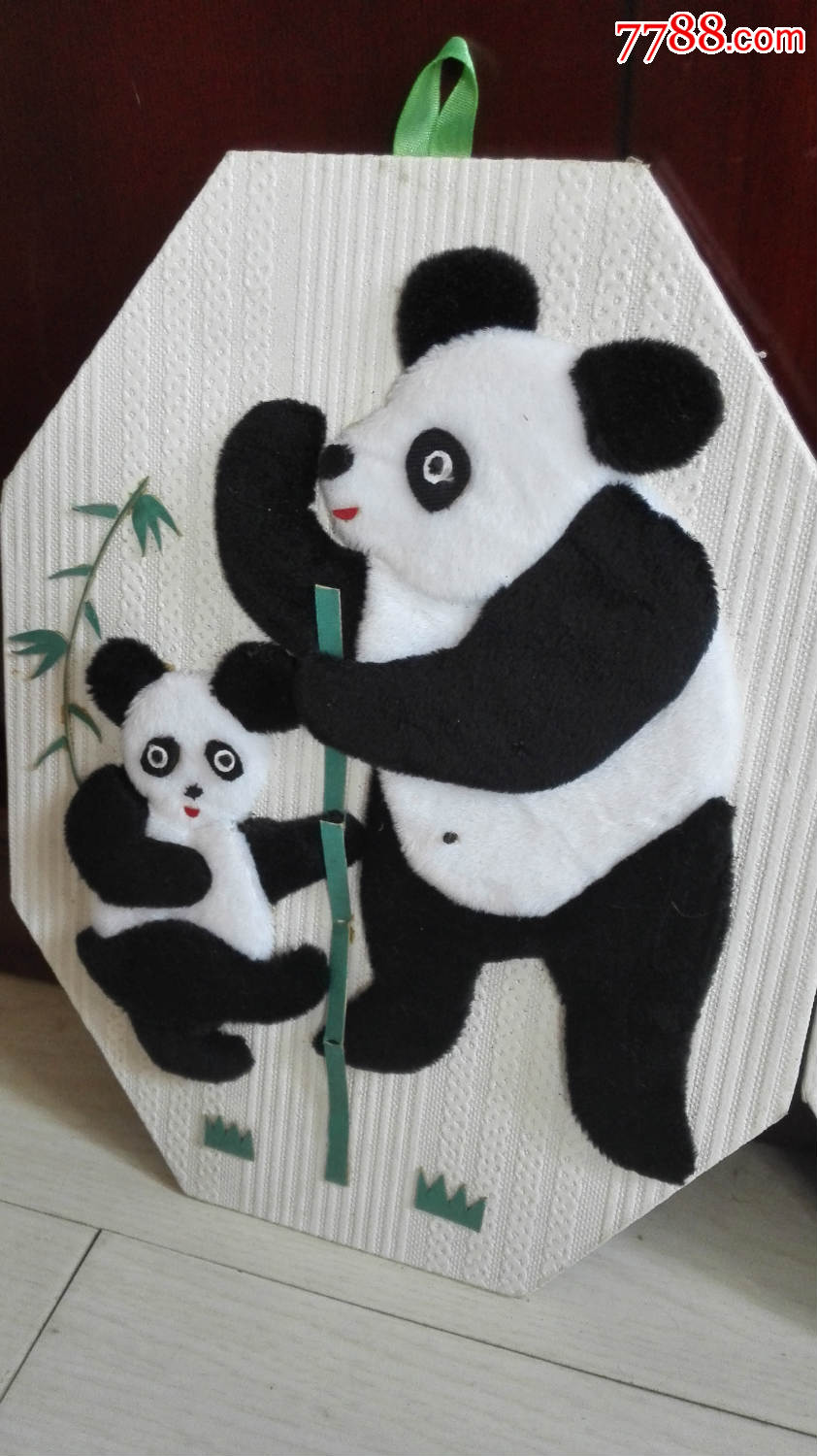 手工缝制布艺玩偶熊猫图片