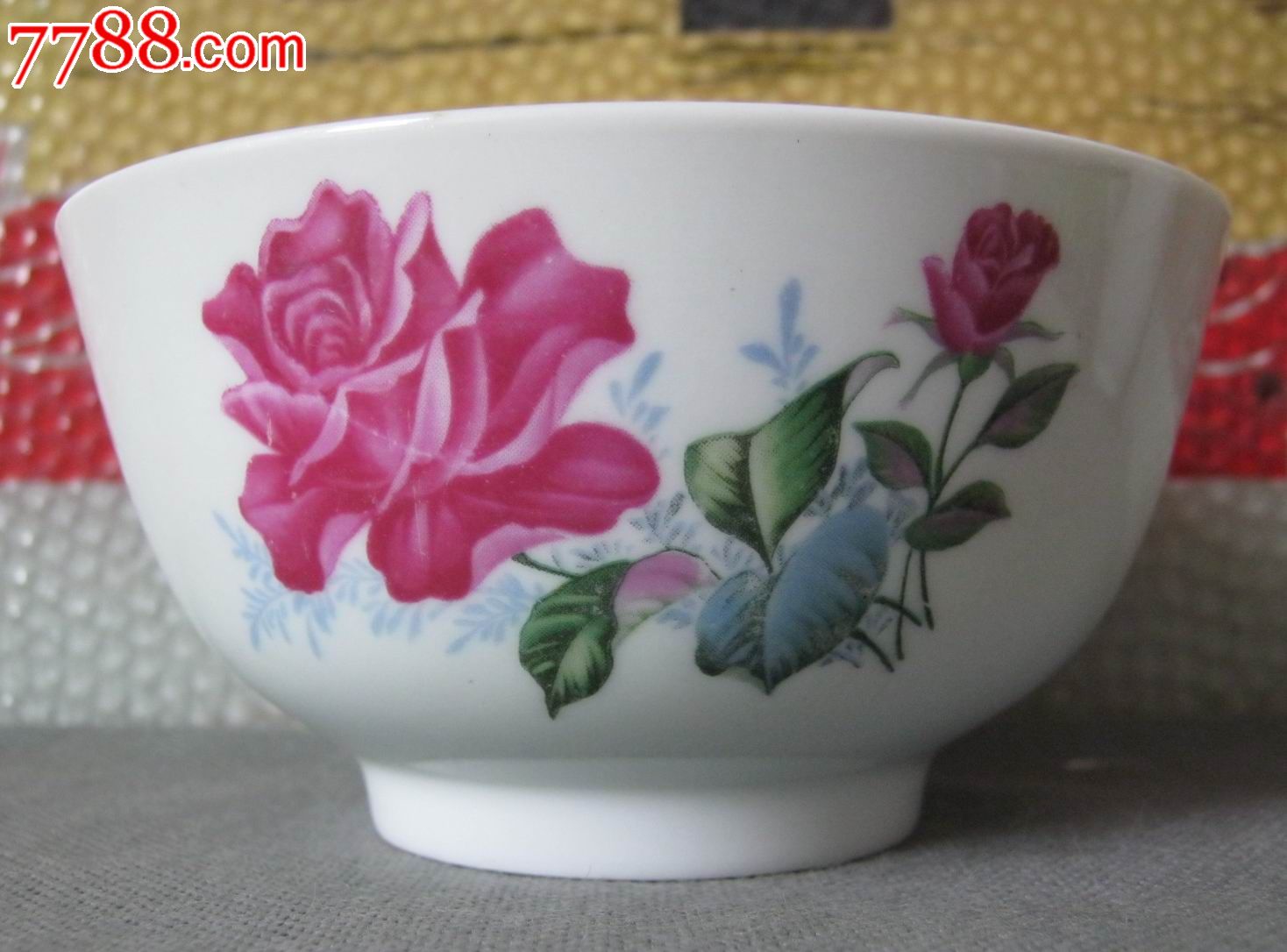 72年醴陵国光花卉小碗_第1张_7788收藏__中国收藏热线