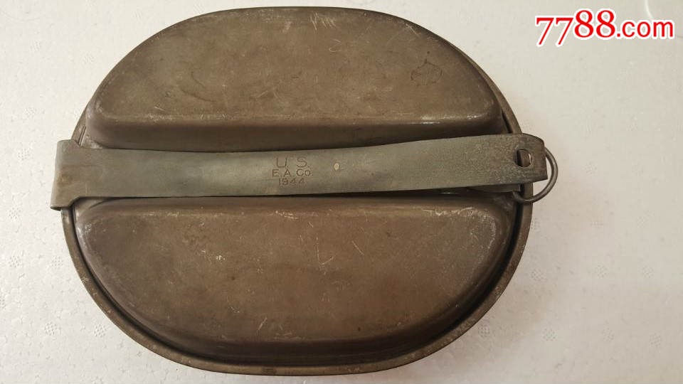 1944年,二战美军,*用饭盒.全套!完整好品.包老【刀叉勺】