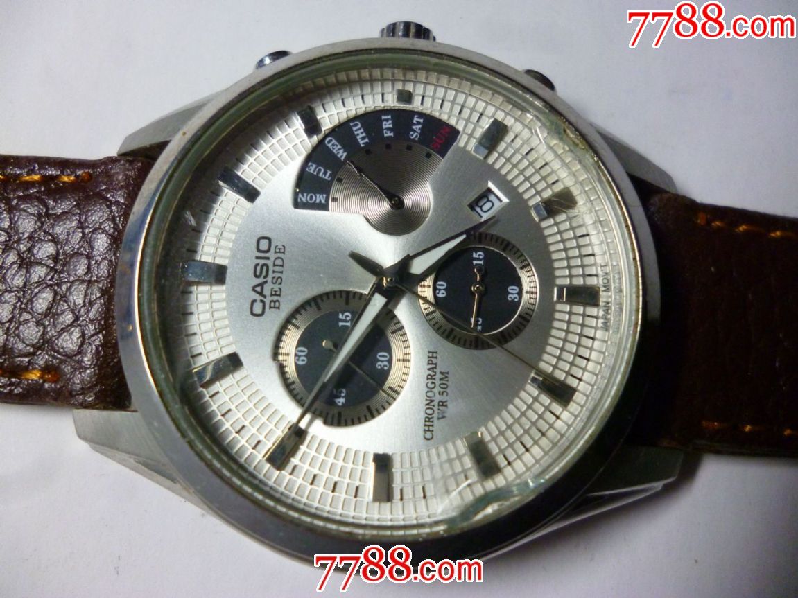 日本制造多针多功能【卡西欧4358.bem-501型】男士计时码表!
