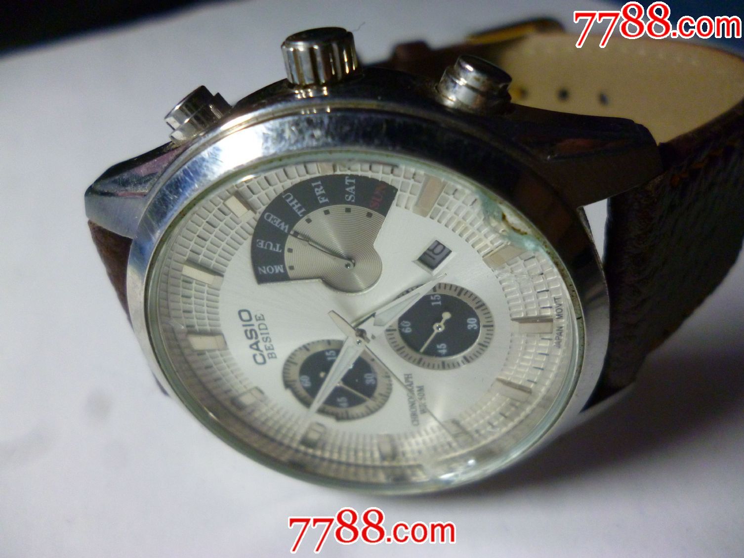 日本制造多针多功能【卡西欧4358.bem-501型】男士计时码表!