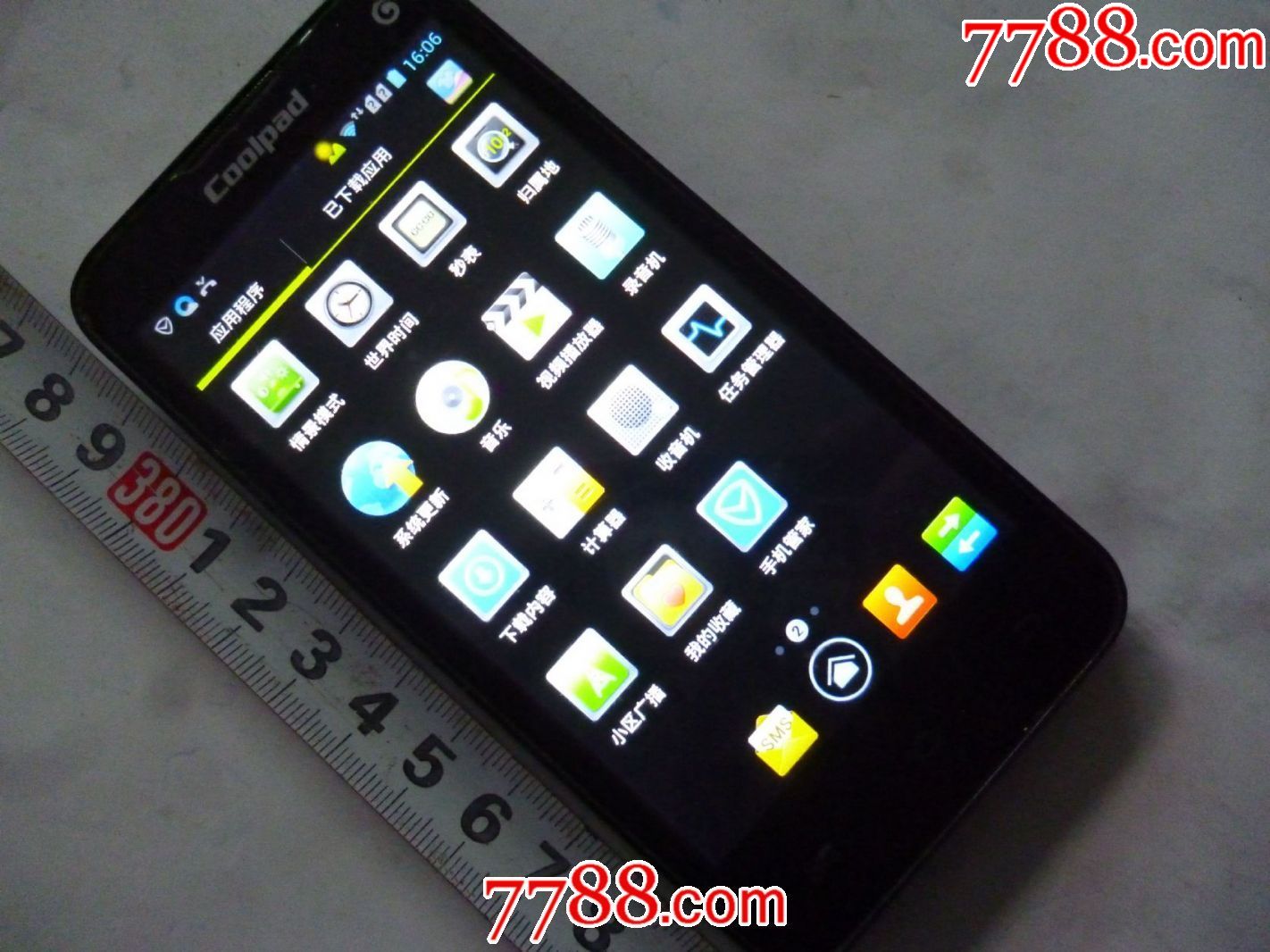 酷派8079型直板双卡双待3g智能手机一部安卓系统wifi上网