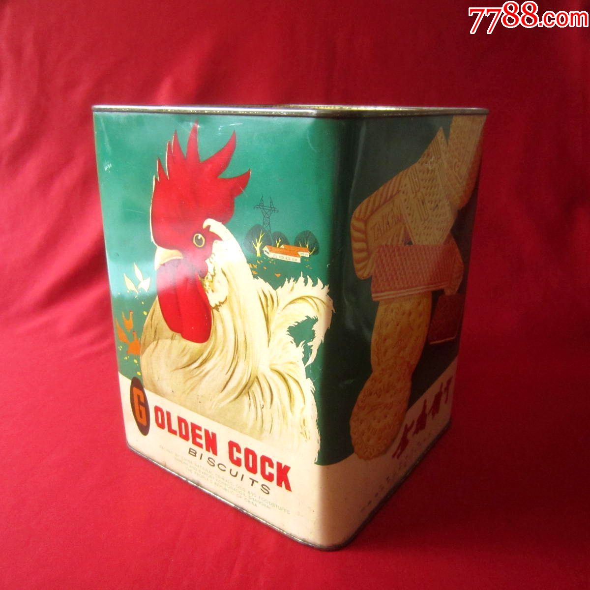 【漂亮的大公鸡——金鸡饼干】铁盒