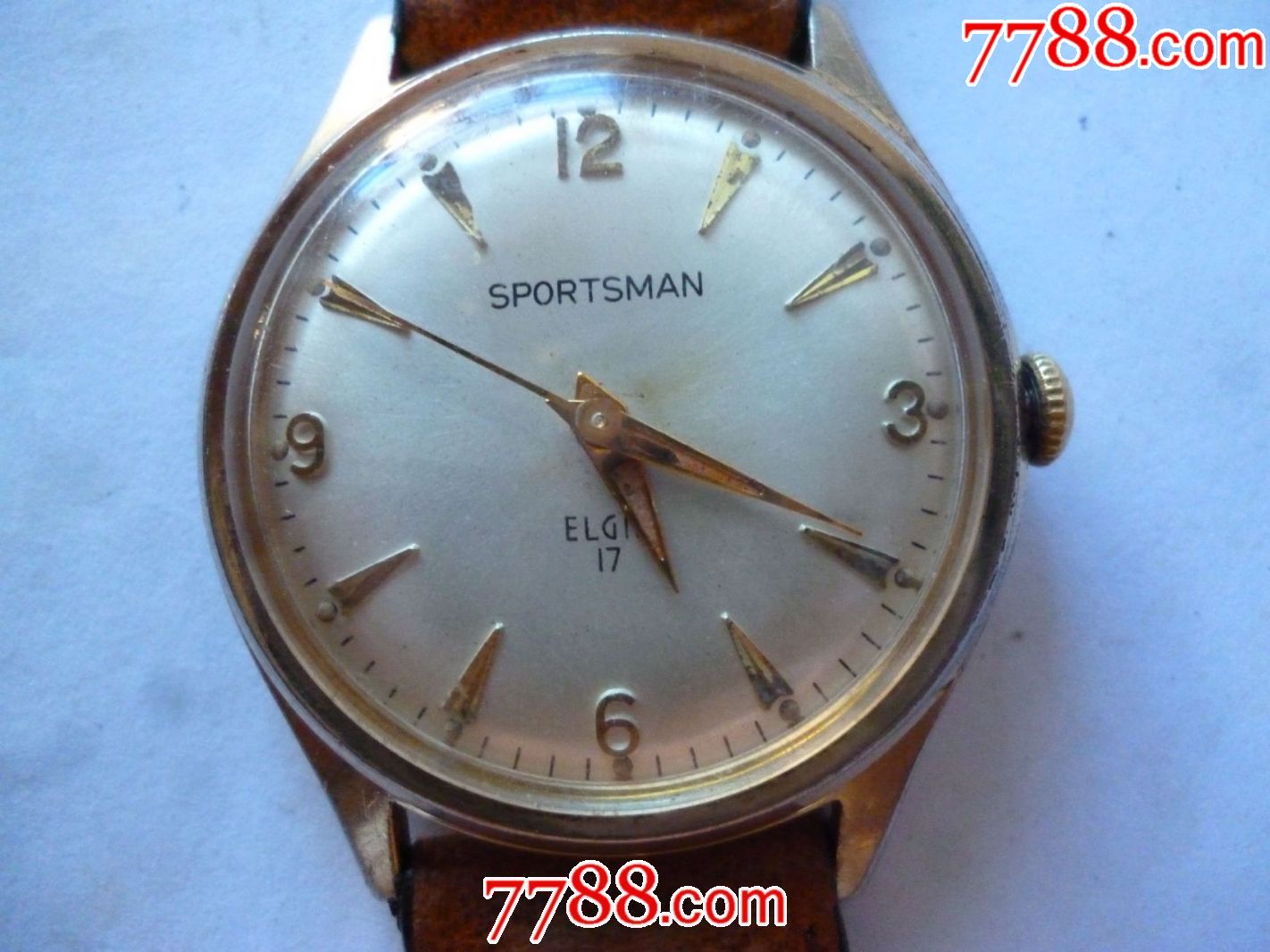 60年代美国二类一等包金超薄17钻【爱尔近】男士古董老表!