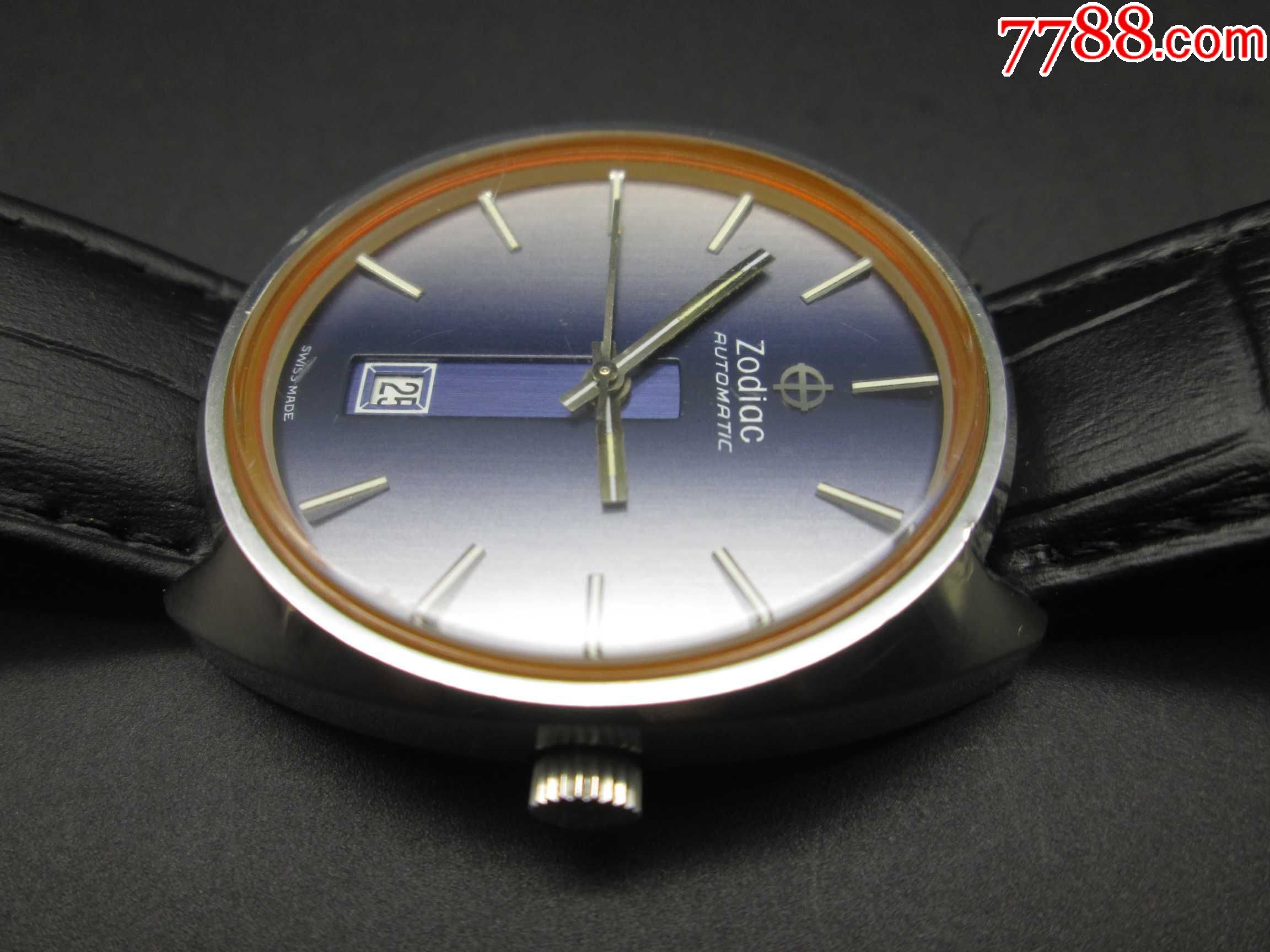 好品少见款式大开窗双色苏迪亚男士自动腕表_手表/腕表_钟声物语