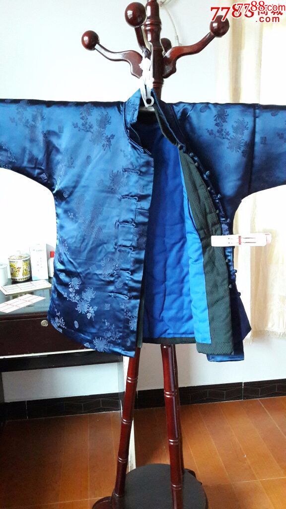 老式对襟棉袄罩褂三件套