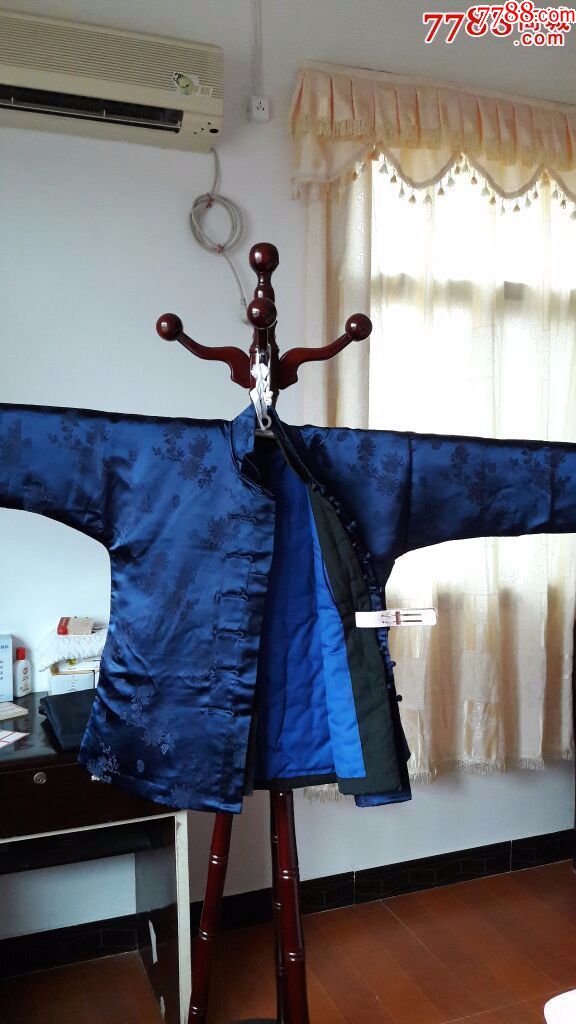 老式对襟棉袄罩褂三件套