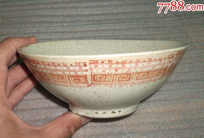 1953年,湖南石湾瓷大碗