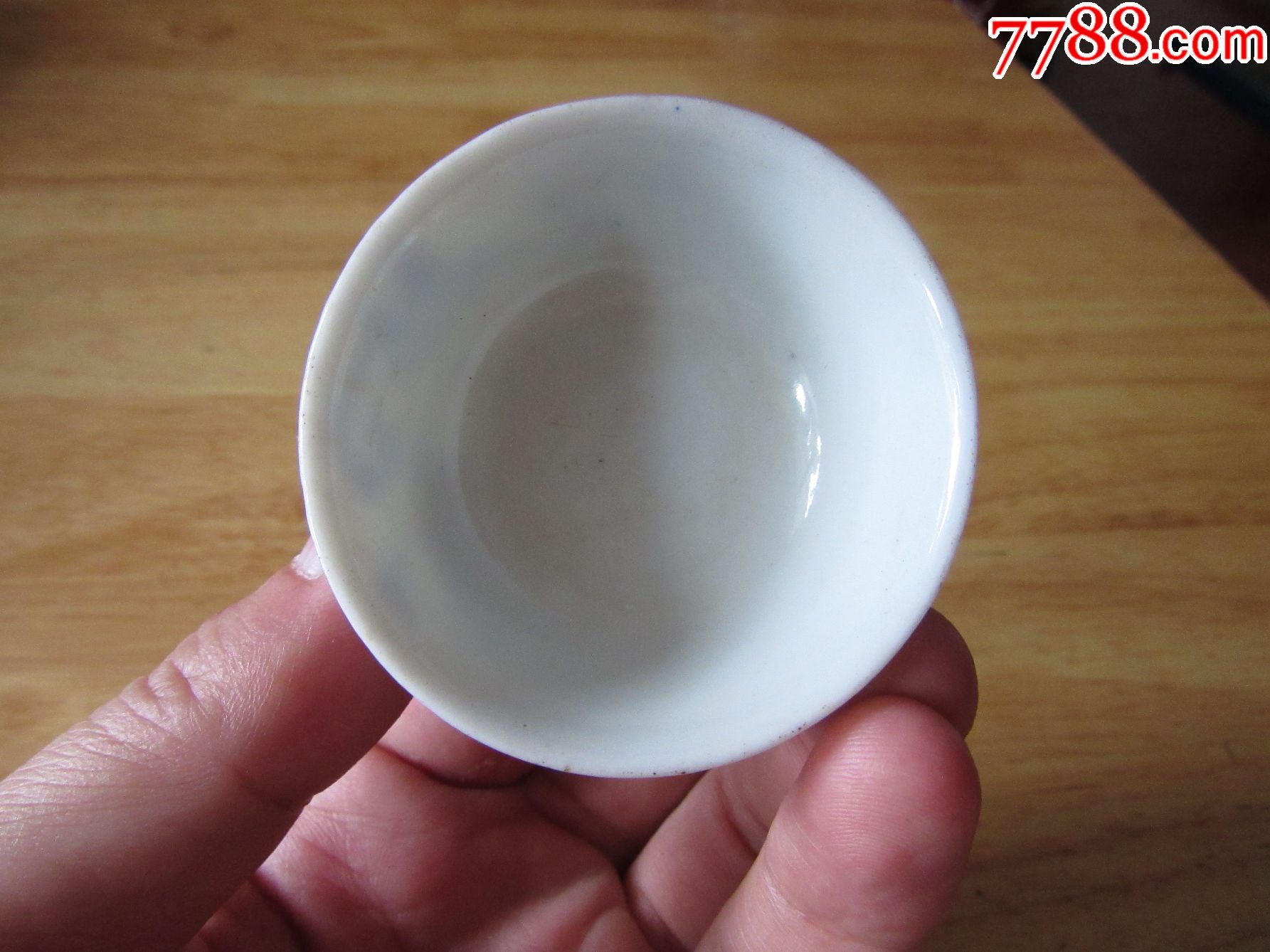 全品清代糯米胎若深珍藏马图杯