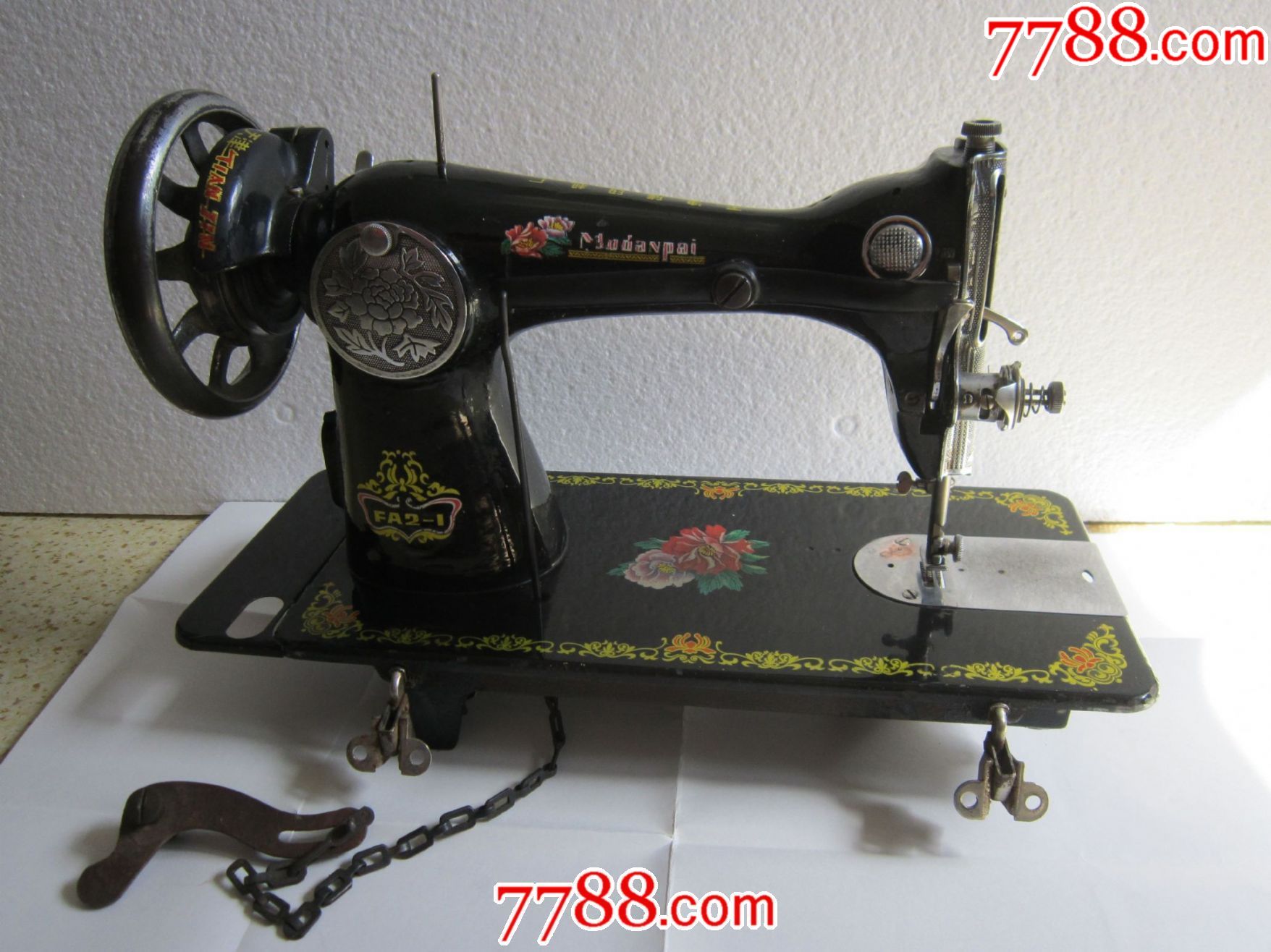 天津产牡丹牌缝纫机