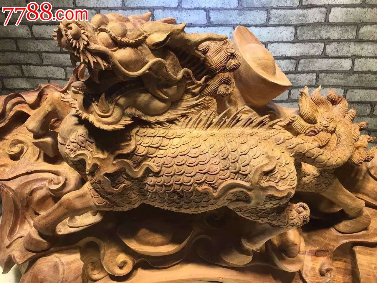 老挝花梨麒麟献宝