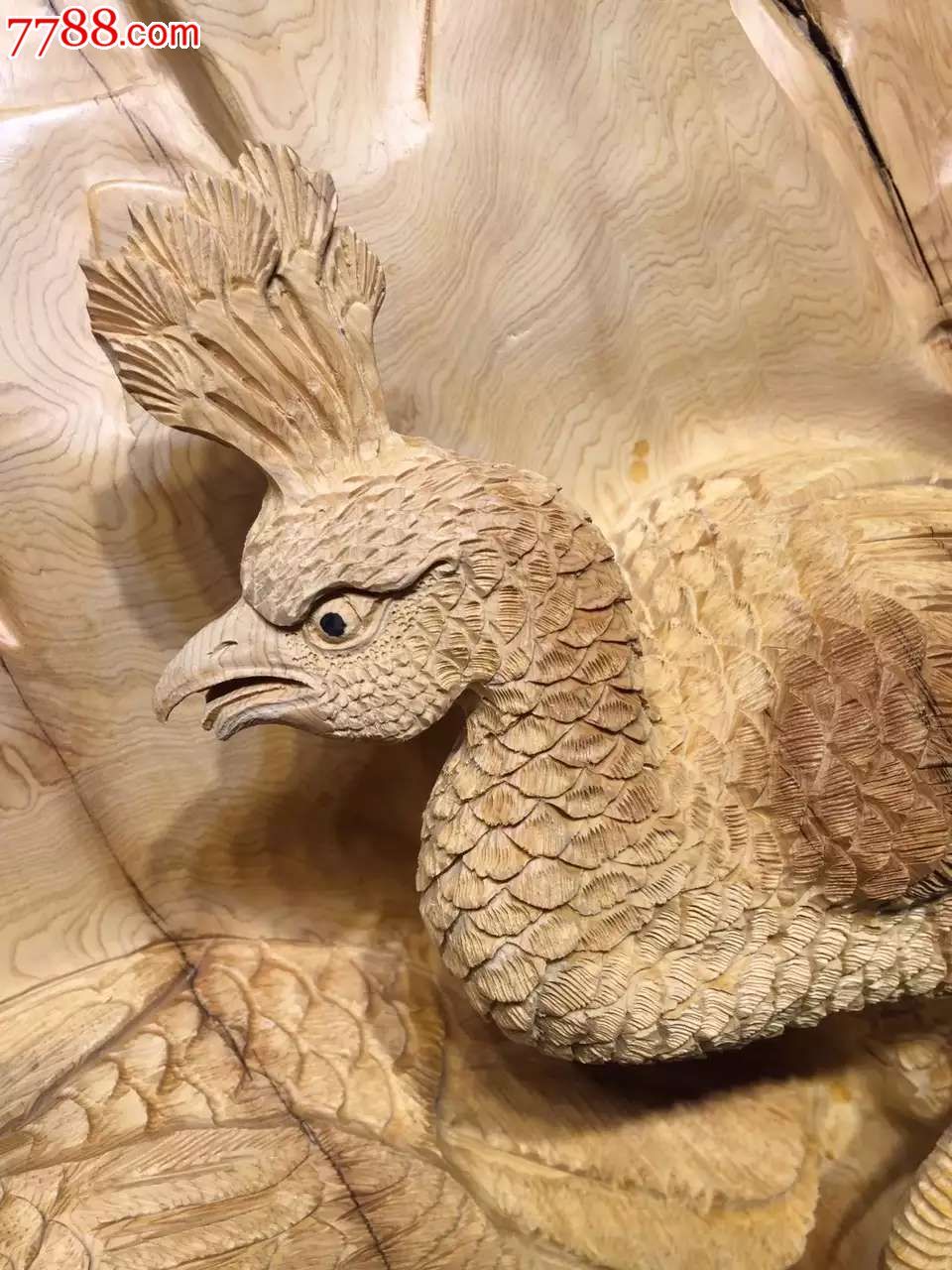 崖柏陈化料孔雀富贵