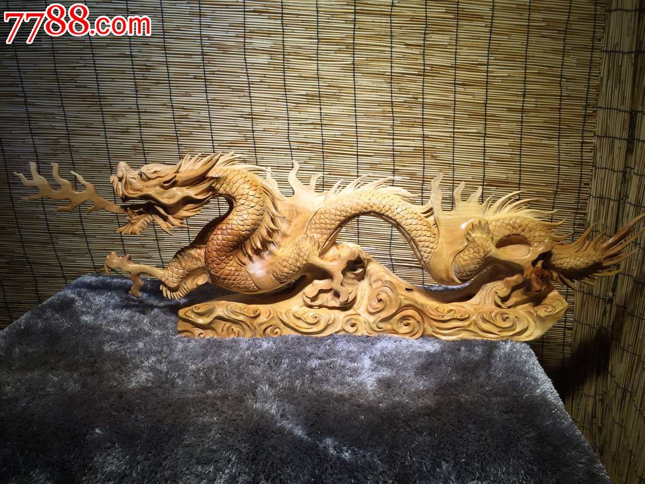 崖柏龙-木雕摆件-7788收藏__收藏热线