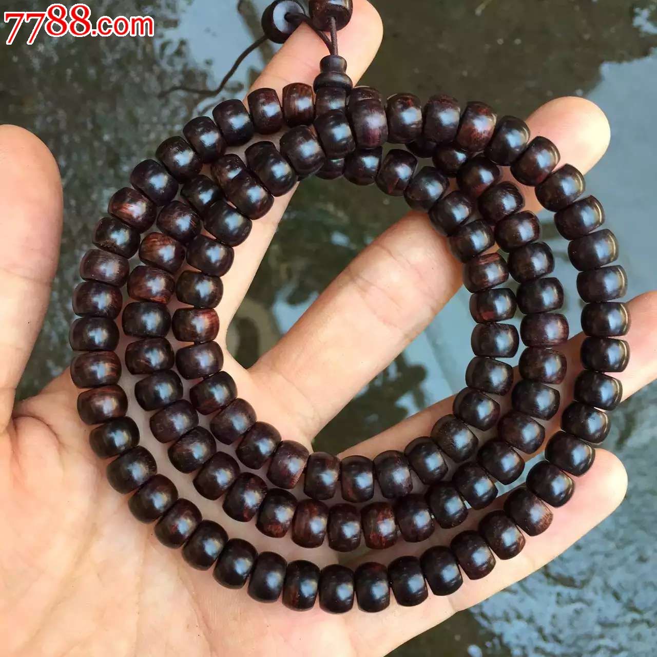 海黄紫油梨手串