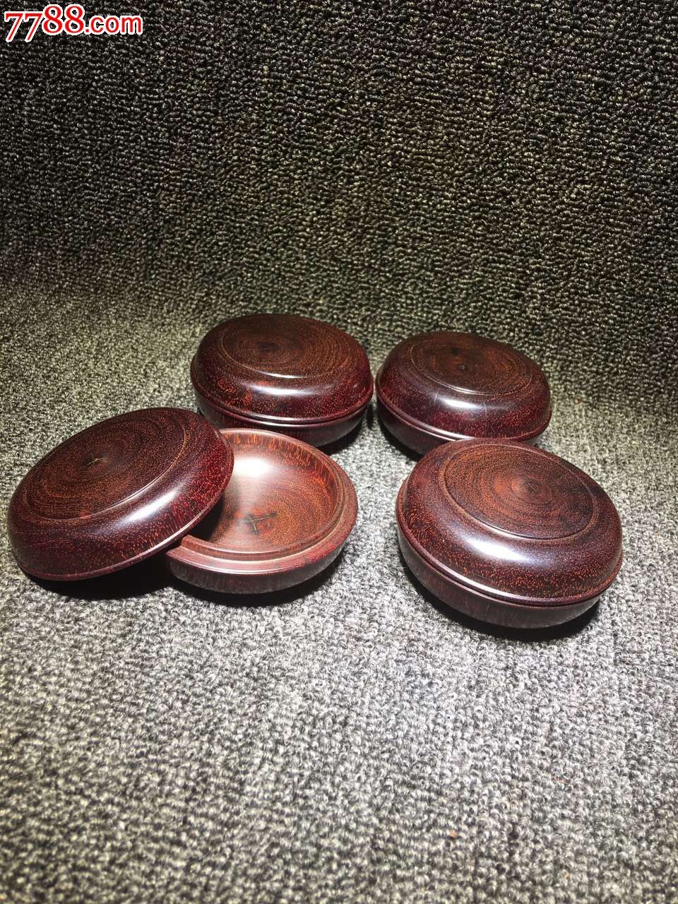 小叶紫檀胭脂盒