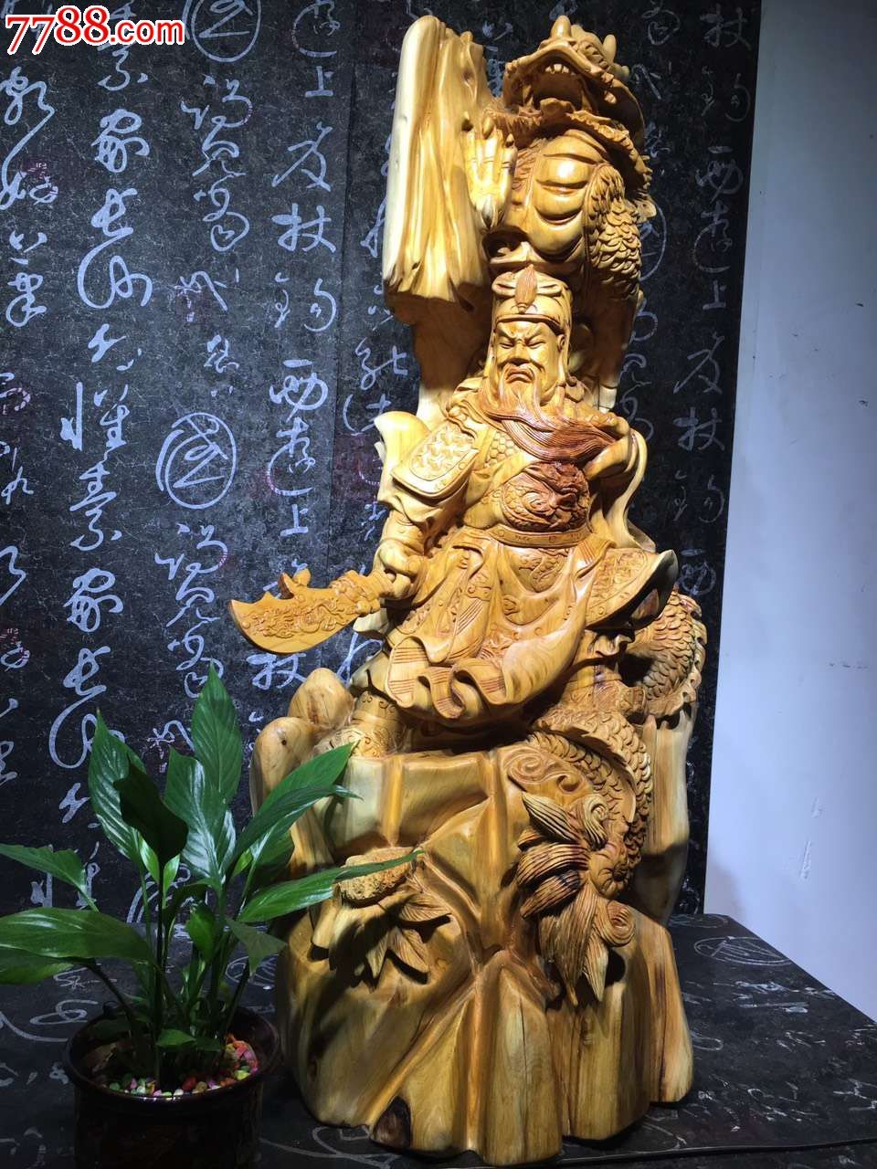 衔横刀关公净重52