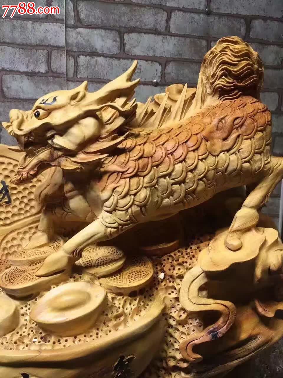 崖柏陈化料双麒麟麒麟